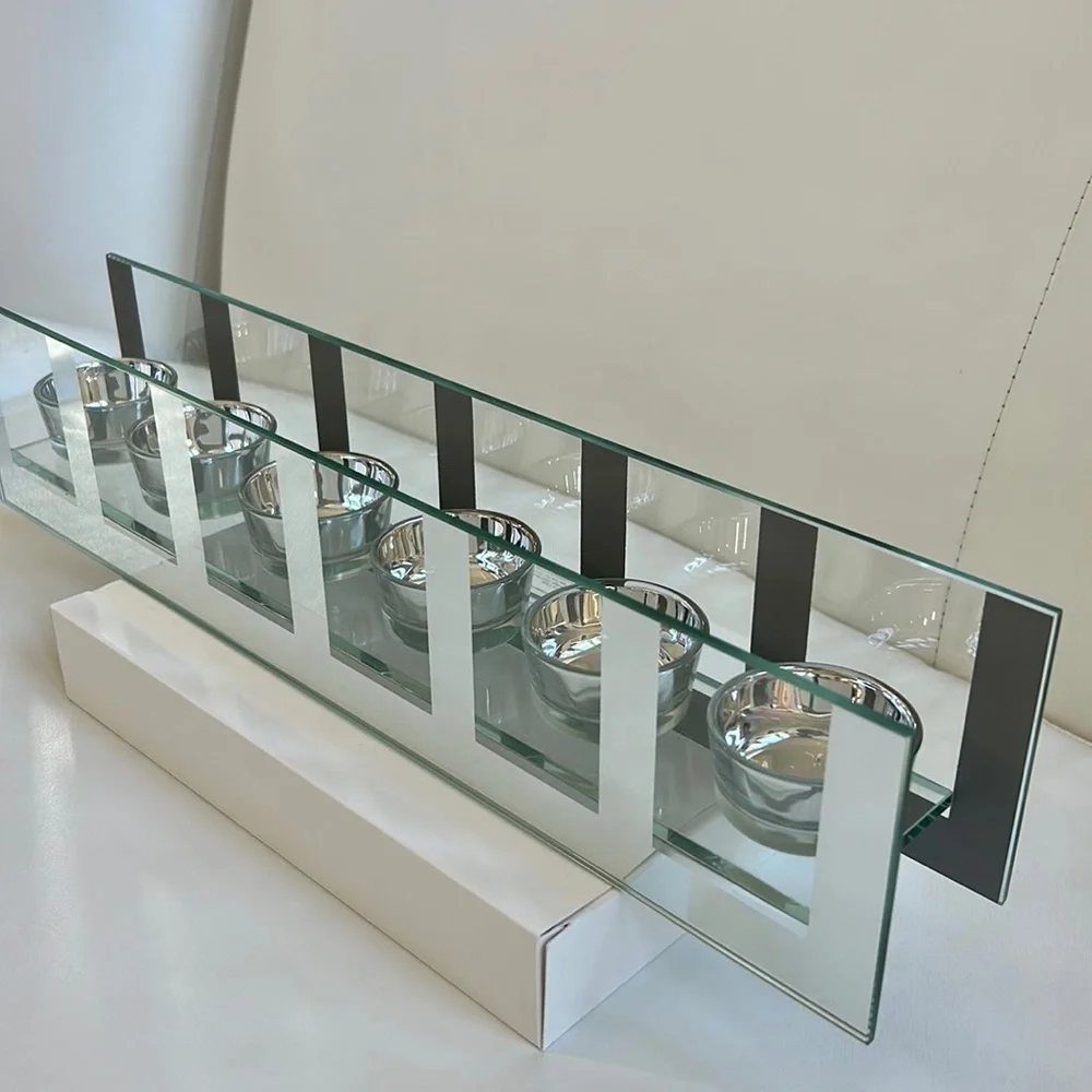 Morden Glass Candle holder